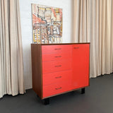 George Nelson For Herman Miller Walnut Gentlemans Chest With Clothing Rod