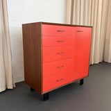 George Nelson For Herman Miller Walnut Gentlemans Chest With Clothing Rod