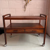 Scandinavian Modern Rosewood Bar Cart Trolley By Arrebo Mobler