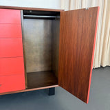 George Nelson For Herman Miller Walnut Gentlemans Chest With Clothing Rod