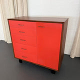 George Nelson For Herman Miller Walnut Gentlemans Chest With Clothing Rod
