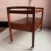 Scandinavian Modern Rosewood Bar Cart Trolley By Arrebo Mobler