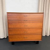 Mid Century Modern Walnut Dresser By George Nelson For Herman Miller