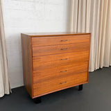 Mid Century Modern Walnut Dresser By George Nelson For Herman Miller