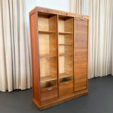 Industrial Tambour-Front Triple Bay Document File Cabinet