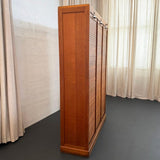 Industrial Tambour-Front Triple Bay Document File Cabinet