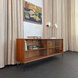 Danish Modern Low Teak Credenza By Axel Christensen For Aco Møbler