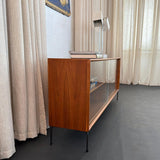 Danish Modern Low Teak Credenza By Axel Christensen For Aco Møbler