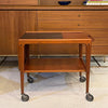 Scandinavian Modern Teak Extension Bar Cart By Yngve Ekström