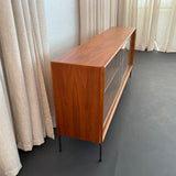 Danish Modern Low Teak Credenza By Axel Christensen For Aco Møbler