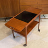 Scandinavian Modern Teak Extension Bar Cart By Yngve Ekström