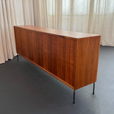 Danish Modern Low Teak Credenza By Axel Christensen For Aco Møbler