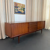 Belgian Mid-Century Modern Teak Credenza Sideboard By Oswald Vermaercke, V-Form