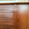 Belgian Mid-Century Modern Teak Credenza Sideboard By Oswald Vermaercke, V-Form