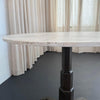 Early 20th Century Art Deco Marble And Cast Iron Bistro Table