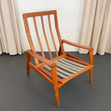 Danish Modern High Back Lounge Chair By Arne Wahl Iversen For Komfort