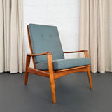 Danish Modern High Back Lounge Chair By Arne Wahl Iversen For Komfort