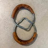 Pair Of Early 20th Century Iron And Leather Gymnastic Rings