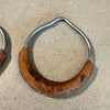 Pair Of Early 20th Century Iron And Leather Gymnastic Rings