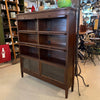 Early 20th Century Double-Wide Mission Mahogany Barrister Case
