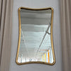 Hollywood Regency Biomorphic Gilt Wood Frame Wall Mirror