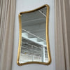 Hollywood Regency Biomorphic Gilt Wood Frame Wall Mirror