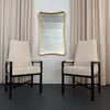 Hollywood Regency Biomorphic Gilt Wood Frame Wall Mirror