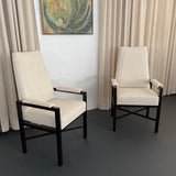Pair Of High-Back Armchairs By Edward Wormley For Dunbar