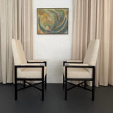 Pair Of High-Back Armchairs By Edward Wormley For Dunbar