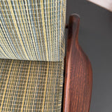 Mid-Century Modern Maple Reclining Lounge Chair