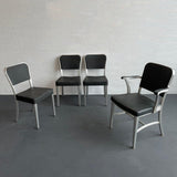 Mid-Century Modern Goodform Aluminum Dining Chair Set