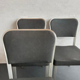 Mid-Century Modern Goodform Aluminum Dining Chair Set