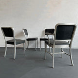 Mid-Century Modern Goodform Aluminum Dining Chair Set