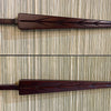 Pair Of Hollywood Regency Mahogany Textured Front Dressers