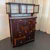 Antique Mahogany Apothecary Dentist Cabinet By The American Cabinet Company