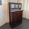 Antique Mahogany Apothecary Dentist Cabinet By The American Cabinet Company