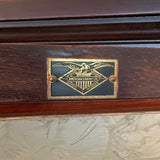 Antique Mahogany Apothecary Dentist Cabinet By The American Cabinet Company