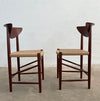 Peter Hvidt And Orla Molgaard Nielsen Teak And Rope Model 316 Chairs