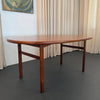 Scandinavian Modern Teak Oblong Extension Dining Table