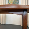 Scandinavian Modern Teak Oblong Extension Dining Table