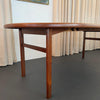 Scandinavian Modern Teak Oblong Extension Dining Table
