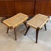 cFsignature Hand-Woven Rattan Or Rope Benches And Ottomans