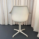 Mid-Century Modern Fiberglass Pedestal Arkana Chair by Maurice Burke