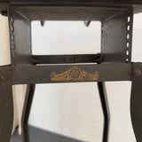 Industrial Height Adjustable Stool By Toledo Metal Furniture Co.