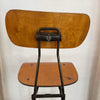 Industrial Height Adjustable Stool By Toledo Metal Furniture Co.