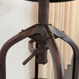 Industrial Height Adjustable Factory Stool By Toledo Metal Furniture Co.