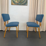 Mid-Century Modern Maple Bentwood And Bouclé Benches By Thonet