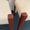 Set Of Six Danish Modern Teak And Leather Dining Chairs By Arne Hovmand-Olsen