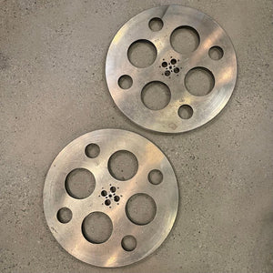 26" Diameter Industrial Aluminum Film Reels By Goldberg Brothers