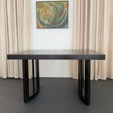 Ebonized Oak Extension Dining Table By Paul Laszlo For Brown Saltman